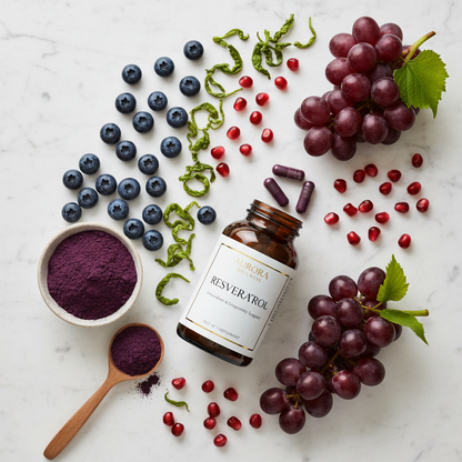 Resveratrol – Flat Lay
